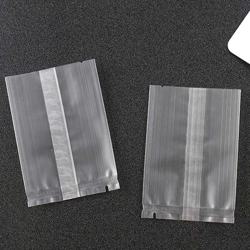 300pcs- 7*10/9*11.5/10*13.5/11*15/12*16cm  Open Top Transparence Heat Seal Frost Matte Plastic Pouch Cake Biscuit Packaging bag