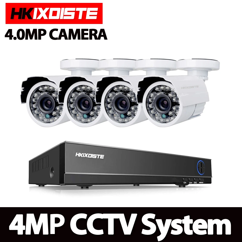 Система видеонаблюдения HKISDISTE HD 4 канала 4k 1080p DVR камеры МП ТВЛ|8ch dvr kit|dvr kitcamera 8ch |