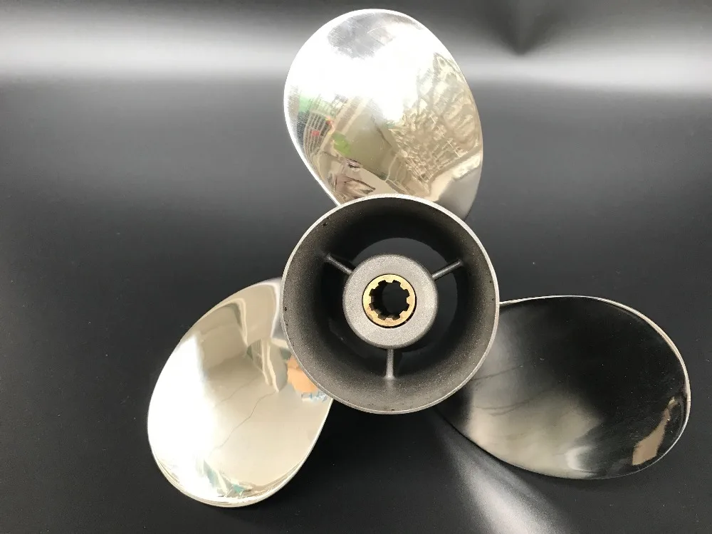Пропеллеры parsun 9 1/4x11 для 15hp 8 зубьев подвесные моторы пропеллеры из нержавеющей