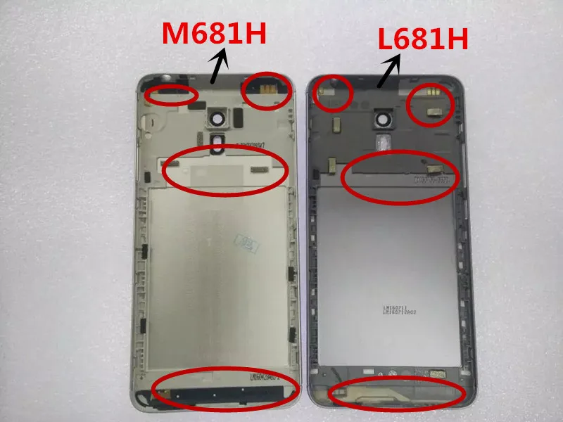 Новый чехол на заднюю крышку батарейного отсека для MEIZU M3 Note 5 дюйма M681 L681H с