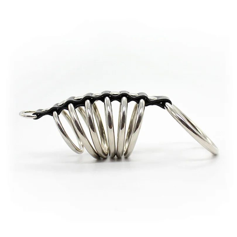 Morease 7 Metal Cock Rings Penis Sleeves Delaying Ejaculation Chastity Cockring Cage Sex toy For Men Male brinquedos | Красота и