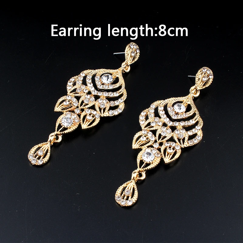 Married earrings fashion women's jewelry gold and silver color classic long drop-shaped fringe | Украшения и аксессуары