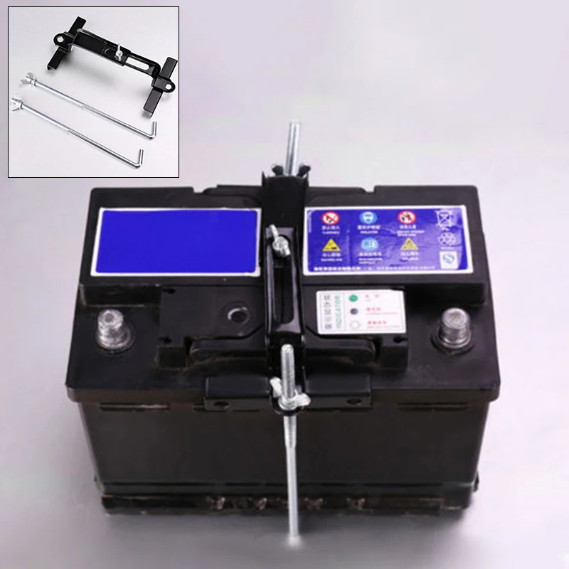 Автомобильный держатель с аккумулятором Регулируемый черный серебристый