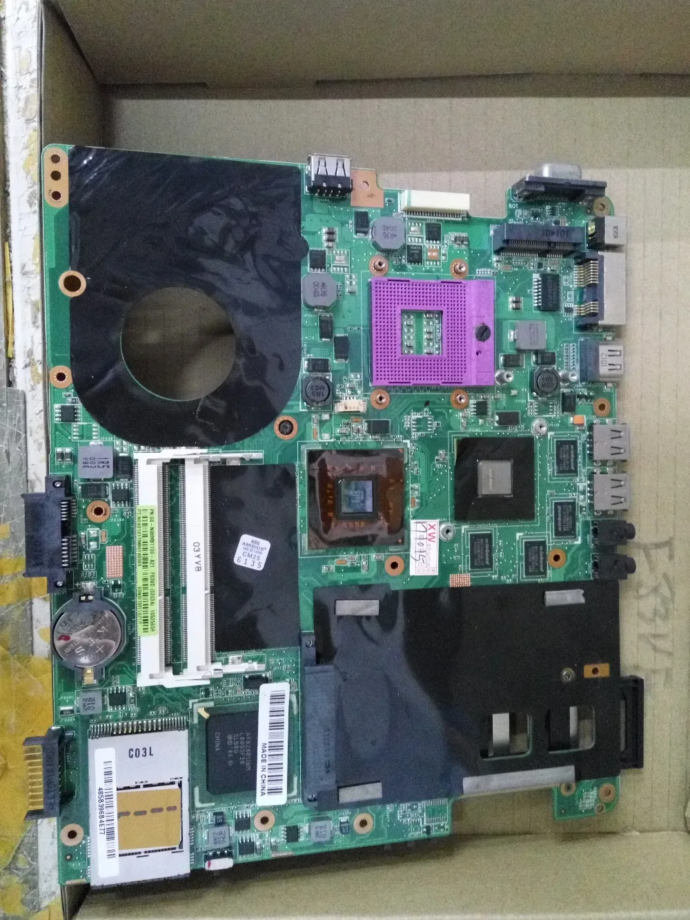 

F83VF F83V connect board connect with motherboard tested by system lap
