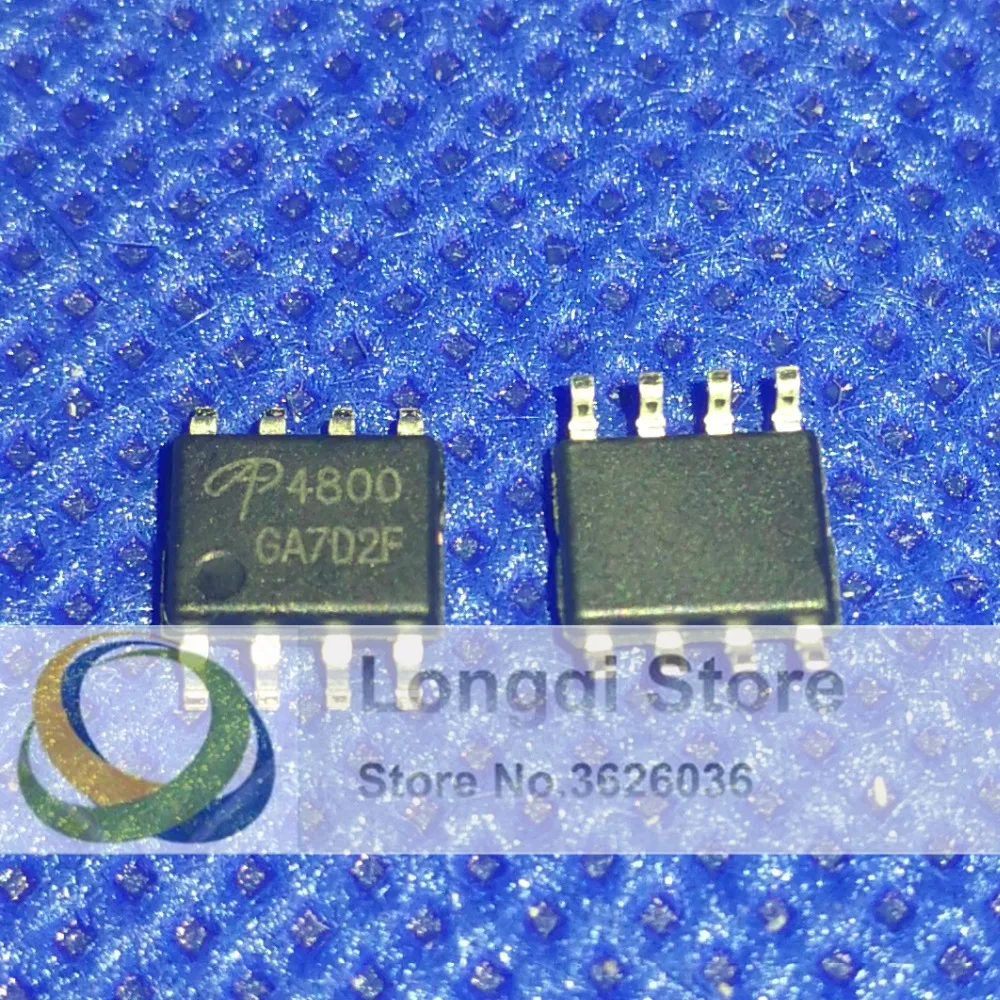 

10PCS AO4800 4800 SOIC-8 SOP-8 N-Channel Enhancement Mode Field Effect Transistor NPN 6.9A 30V
