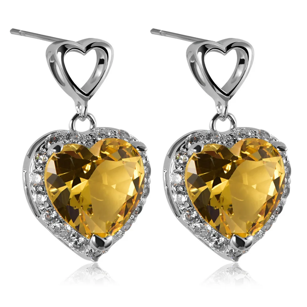 

Crystal Zircon 925 Sterling Silver Fashion Earrings TE764