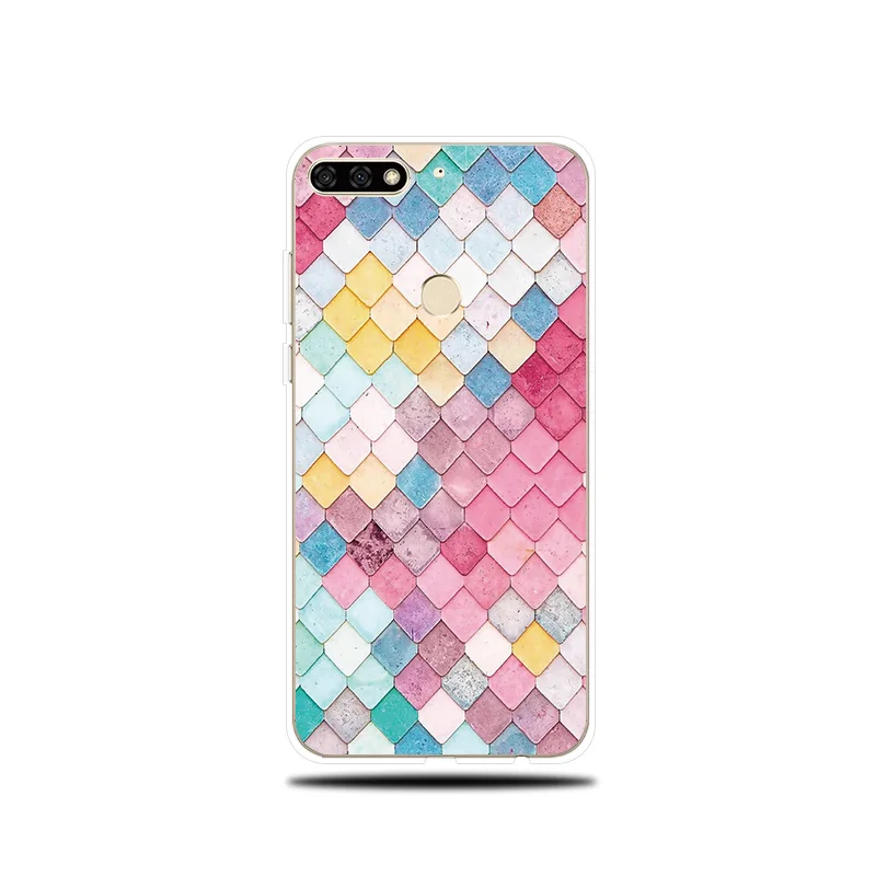 Silicone Phone Case For Huawei Honor 5A 6X 7X 7A 7C 7S 8 9 Lite 10 Cover Couqe Fashion Personality Printed Funda Bags |