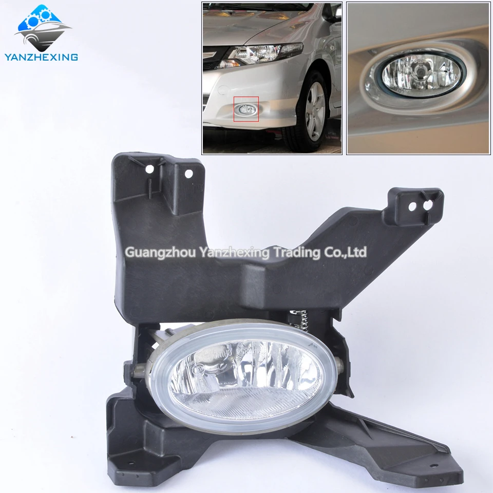 2PCS Fog Light Lamp Sub-assy For Honda CITY GM2 GM3 2009 2010 2011 OEM:33950-TM4-H01 33900-TM4-H01 | Автомобили и мотоциклы
