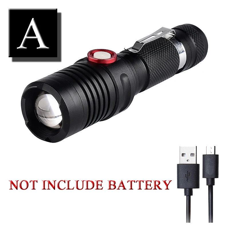 Option A Litwod Z201282 50000 люмен лампа XHP70.2 мощный фонарик Micro USB Zoom СВЕТОДИОДНЫЙ Фонарь XM-L2 U3 18650 или 26650 батареи для кемпинга - Испускаемый цвет: Option A