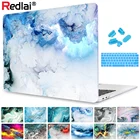Чехол Redlai для MacBook Pro 13, 16 дюймов, сенсорная панель 2020 A2338 A2289, прозрачный мягкий чехол для ноутбука Mac Air 13 A2337 A2179 A1932