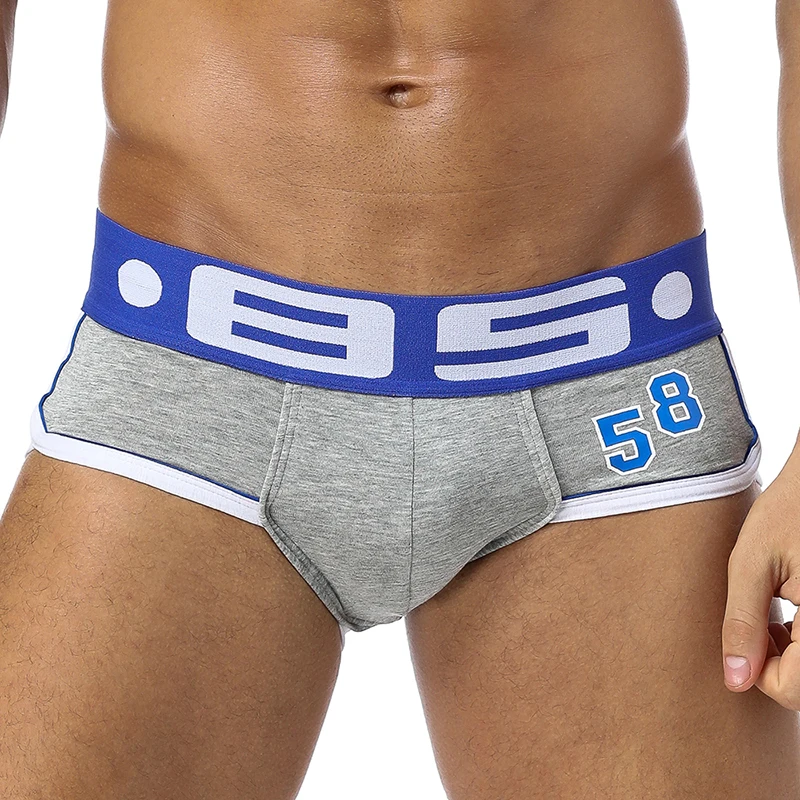 BS 4 шт./лот сексуальное нижнее белье мужские трусы Cuecas бикини Слип Homme короткие с