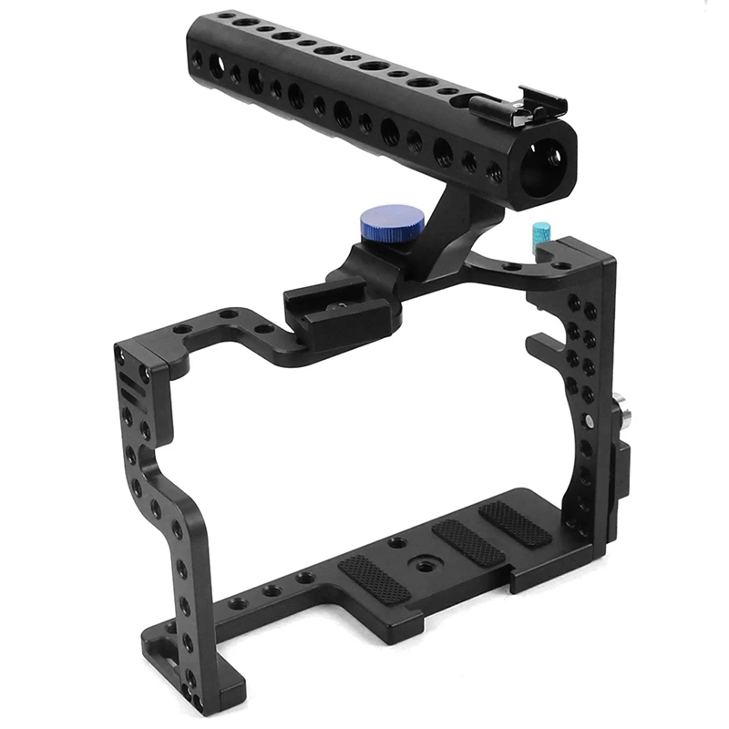 Professional Camera Cage Slr Stabilizer Protective Case Mount For Panasonic Gh3 / Gh4 With Top Handle Grip Digital Phot # |