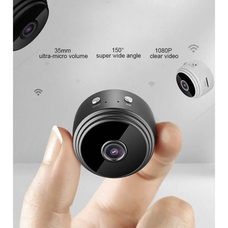 Оригинальная A9 Мини камера WIFI FULL HD 4K 1080P ночное видение Обнаружение движения CMOS