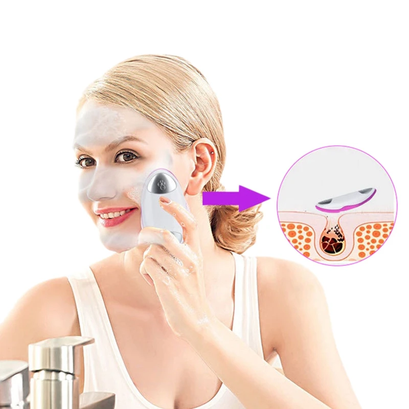 Ионно Очищающий Инструмент с usb зарядкой для глубокого очищения лица