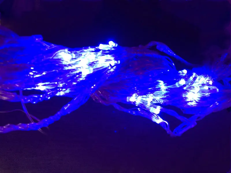 3 м * 320LED поток воды дождь занавес водопад со светодиодной подсветкой строка