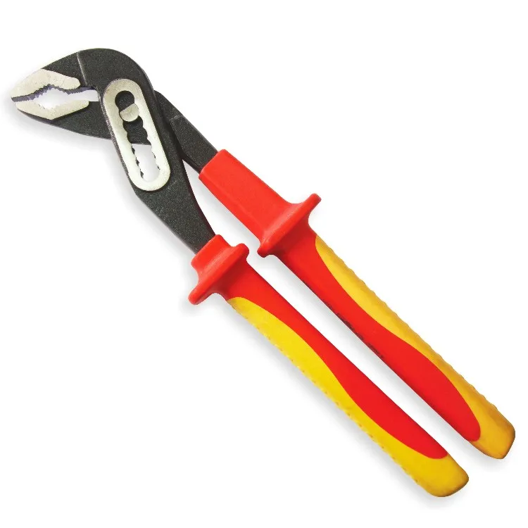 

Chrome vanadium steel VDE high voltage insulated handle water pump pliers pipe clamp pipe clamp aftermarket tools electrician