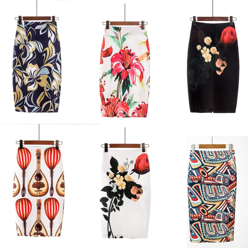 Новый стиль юбка для девушек с длинными рукавами и надписью Boho Chic юбки женские