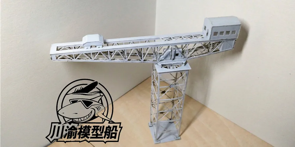 Масштаб 1/350 кран Глазго ABS модель порта гавани Диона сцены Наборы для творчества