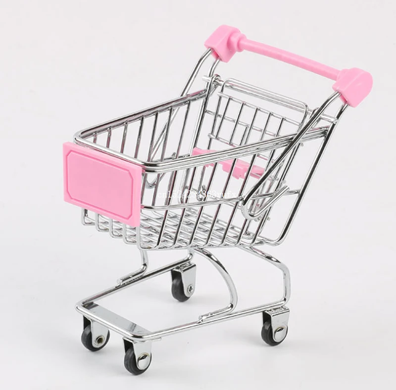 120 pcs Mini Shopping Cart Supermarket Storage Basket Trolley Handcart Funny Toys Baby Kids Simulation Bag | Дом и сад