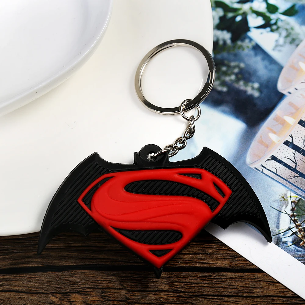 Marve комиксы Super Hero брелок удивительные Человек паук Бэтмен Мстители Косплэй Jewelry