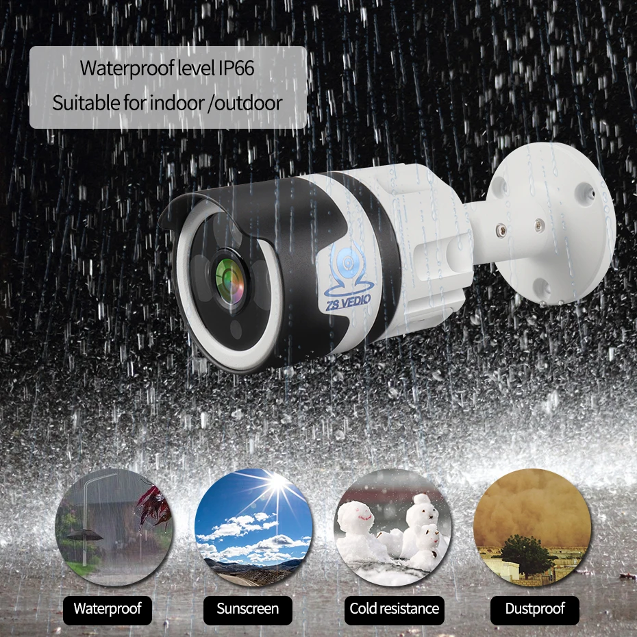 ZSVEDIO 4ch встроенный односторонний 5.0MP POE Комплект H.265 Системы CCTV 8ch NVR IP Камера