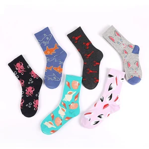 Носки женские хлопковые FRALOSHA, повседневные, в стиле хип-хоп, 2021