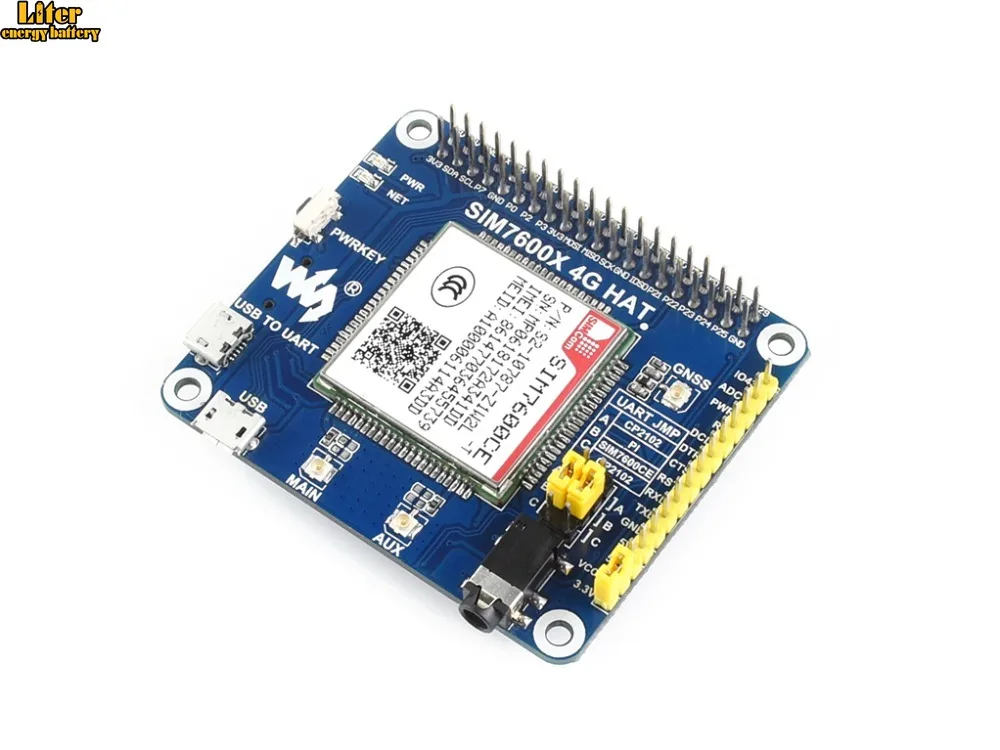4G/3G/2G/GSM/GPRS/GNSS шапка для RPi Zero/Zero W/Zero WH/2B/3B/3B + на основе SIM7600CE T поддержка dial up UDP DTMF