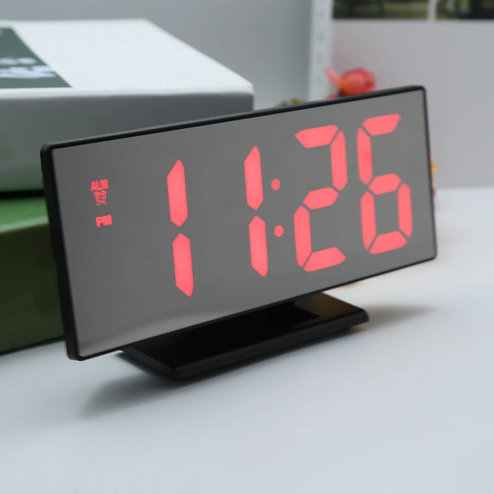 Многофункциональный светодиодный ночник с ЖК дисплеем и кабелем USB|Будильники| |
