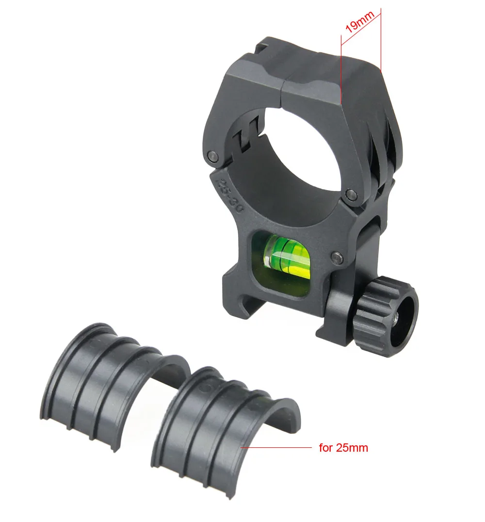 PPT Tactical 6063 aluminum 25mm-30mm rifle ring scope mount rail for hunting GZ240171 | Спорт и развлечения
