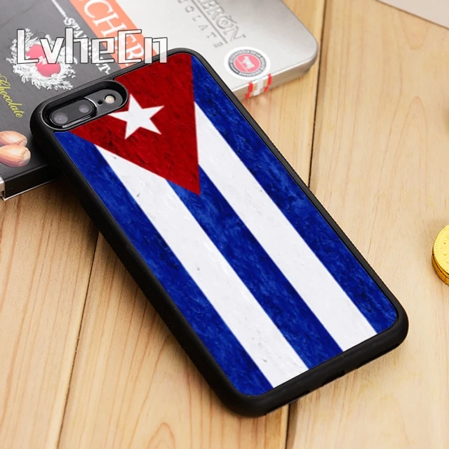 LvheCn чехол для телефона с флагом Кубы iPhone 5 6 s 7 8 plus 11 12 Pro X XR XS Max Samsung Galaxy S6 S7 edge S8 S9