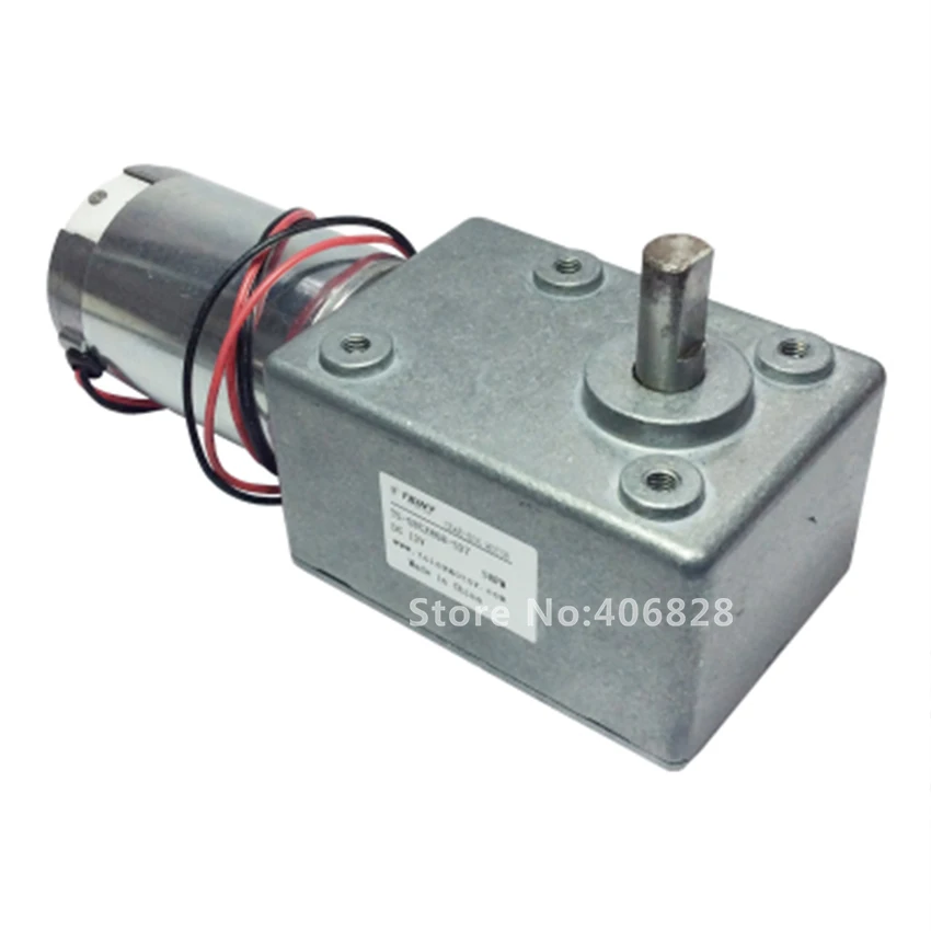 Фото Gear Motor 15W 12V Worm Low Speed 55rpm/min Gearmotor Metal GearBox DC High Torque 27kg.cm Hot Sale Обустройство дома Gear Motor 15W 12V Worm Low Speed 55rpm/min Gearmotor Metal GearBox DC High Torque 27kg.cm Hot Sale Обустройство дома