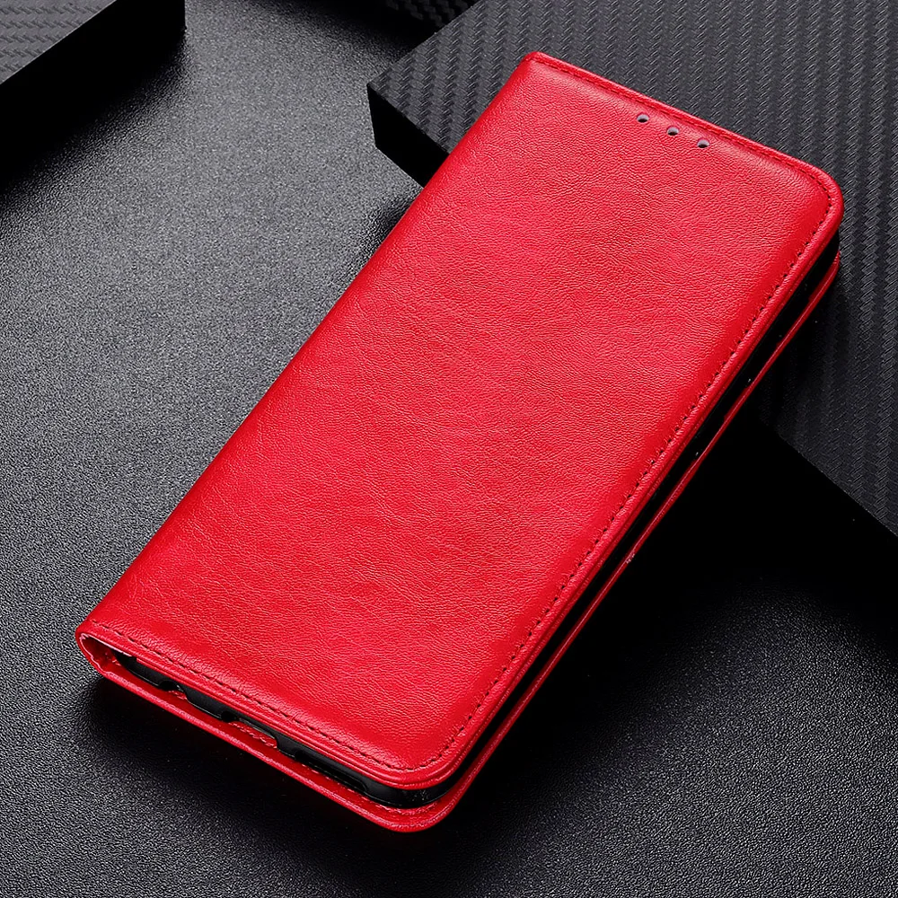 Для zte Blade V10 Vita A7 A5 2019 Crazy Horse шаблон PU кожаный бумажник на магните чехол с