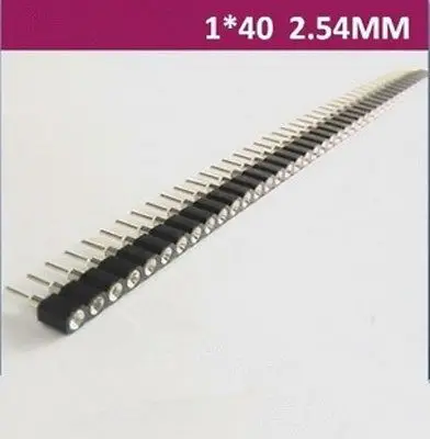 

20 шт., 1x40 контактов, 2,54 Круглый Женский контактный разъем