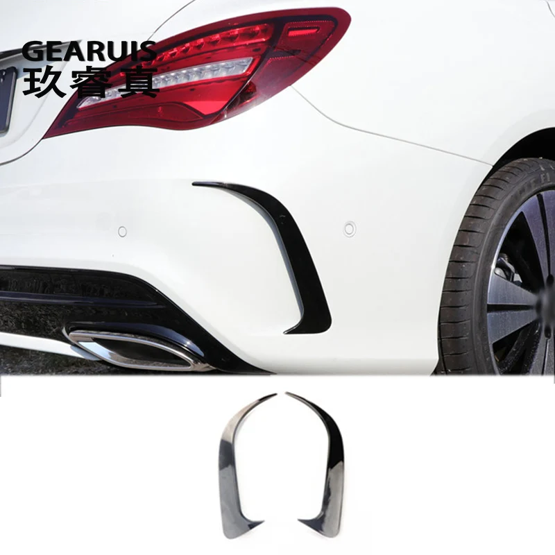 Car styling Rear Side Mirror body Stickers Covers Trim decorative For Mercedes Benz CLA C117 220 260 200 2017 auto Accessories