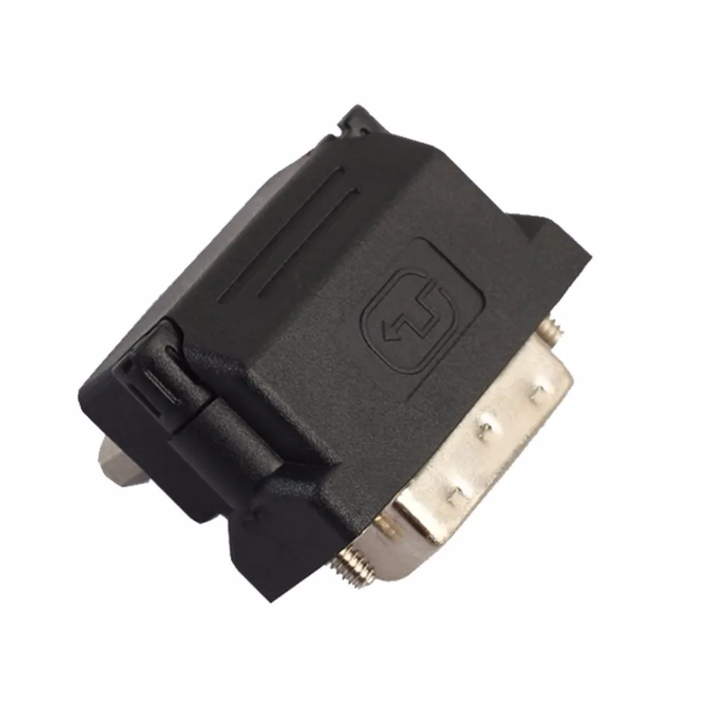 Адаптер конвертера DVI VGA 90 градусов I 24 + 5 штекеров в HD15 Женский адаптер мониторы