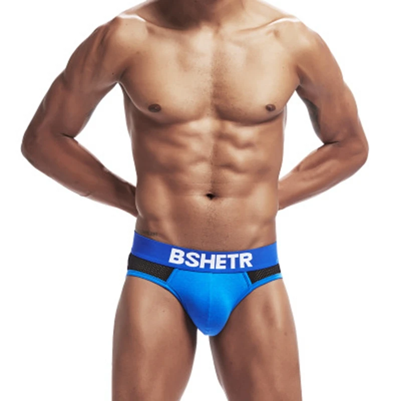 BSHETR фирменные дышащие Cueca мужские шорты-боксеры хлопковые Для мужчин нижнее