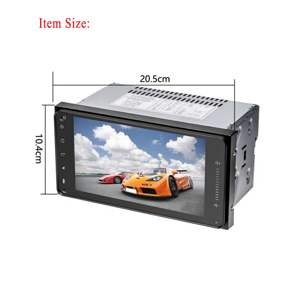 Автомобильный радиоприемник AMprime gps навигация 7 &quotHD 2 Din MP5/dvd плеер Вай Фай