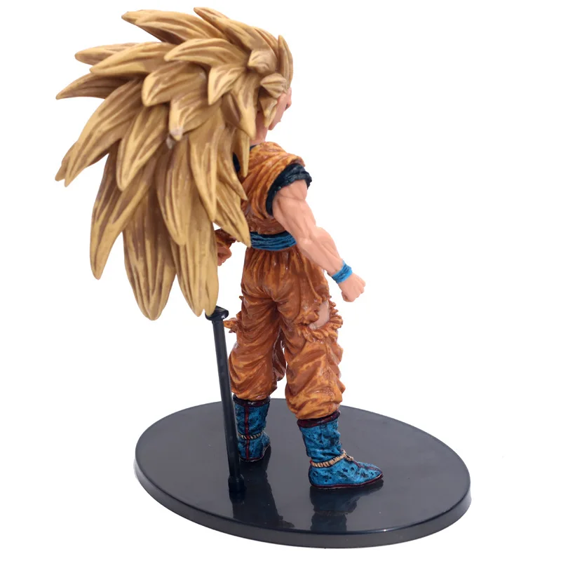 Драконий жемчуг Z Супер Saiyan Сон Гоку битва поврежденная краска для ПВХ Фигурки