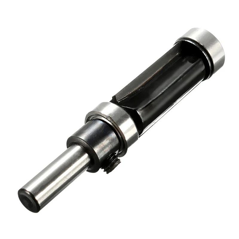 

Woodworking Flush Trim Router Bit Top&Bottom Bearing 1" H X 1/4'' Shank Tool Hot