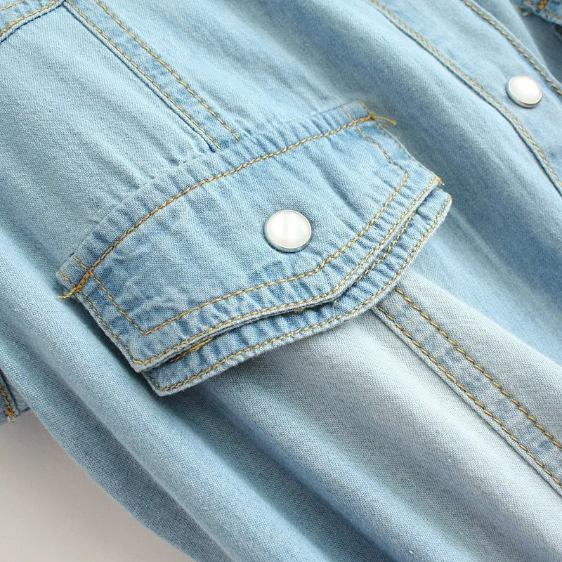 Denim Jumpsuit for lady 2013 loose Lapel pinched Elastic waist denim pants embroidery Rompers women firee shipping |