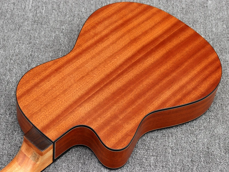 Cutway тонкий корпус Классическая гитара полный красное дерево