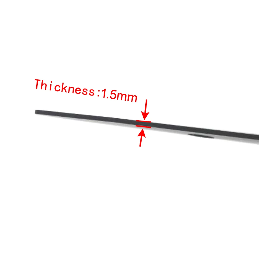 Мотоцикл черный щелевой крыло летучая мышь отделка лобового стекла для Harley 14-UP