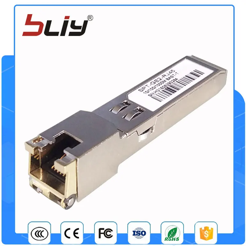 10 шт./партия 10/100/1000m-t RJ45 медный Трансивер SFP разъем оптический модуль для Cisco HP Huawei