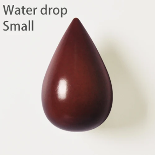 Small claret Крючки для одежды из натурального дерева, настенные украшения для дома, украшение для шляп, сумок, полотенец, сумок, вешалок для шарфов на стену - Цвет: Small claret