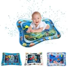 Надувной водяной коврик для малышей, игровой коврик для живота, игровой центр для развлечения малышей, игровой центр для сенсорной стимуляции моторики