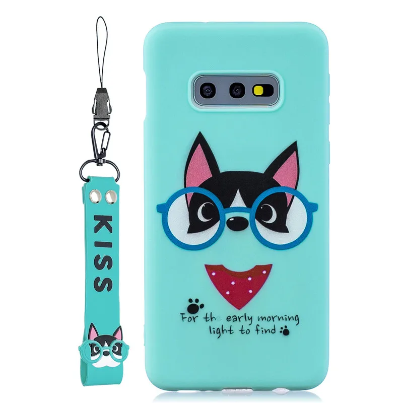 Мягкий силиконовый чехол из ТПУ для Samsung Galaxy S10E S8 S9 S10 Plus S7 Edge Note 9 8 с