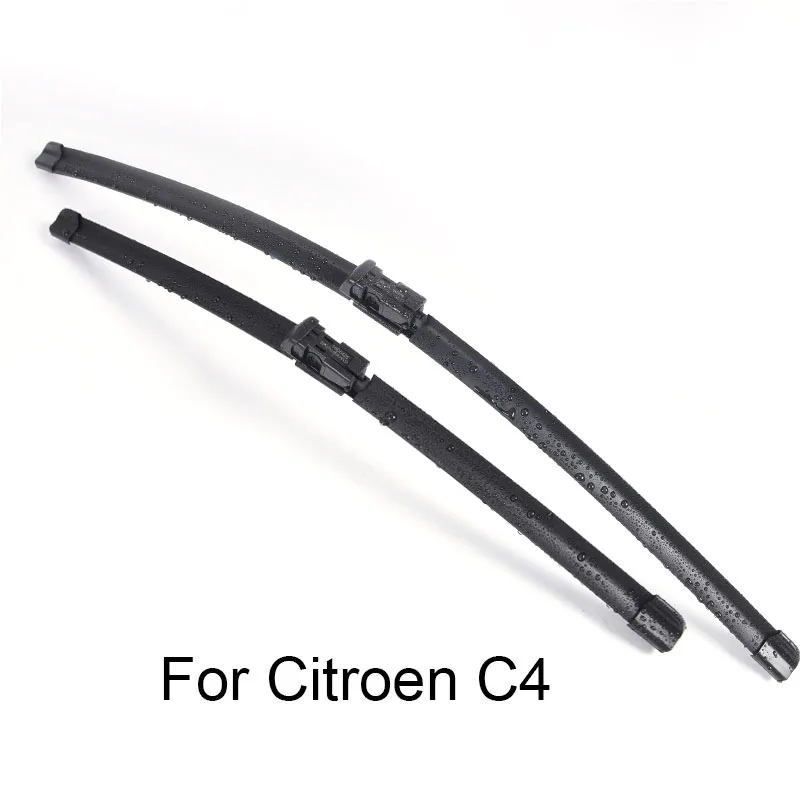 Лезвия очистителей лобового стекла автомобиля для Citroen C4 форма 2004 2005 2006 2007 2008 2009