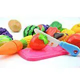 18pcs 6 шт./18 шт., фруктовый игровой домик, игрушечный кухонный симулятор, фруктовые игрушки нож, Детские Ранние развивающие игрушки, детский подарок на день рождения - Цвет: 18pcs