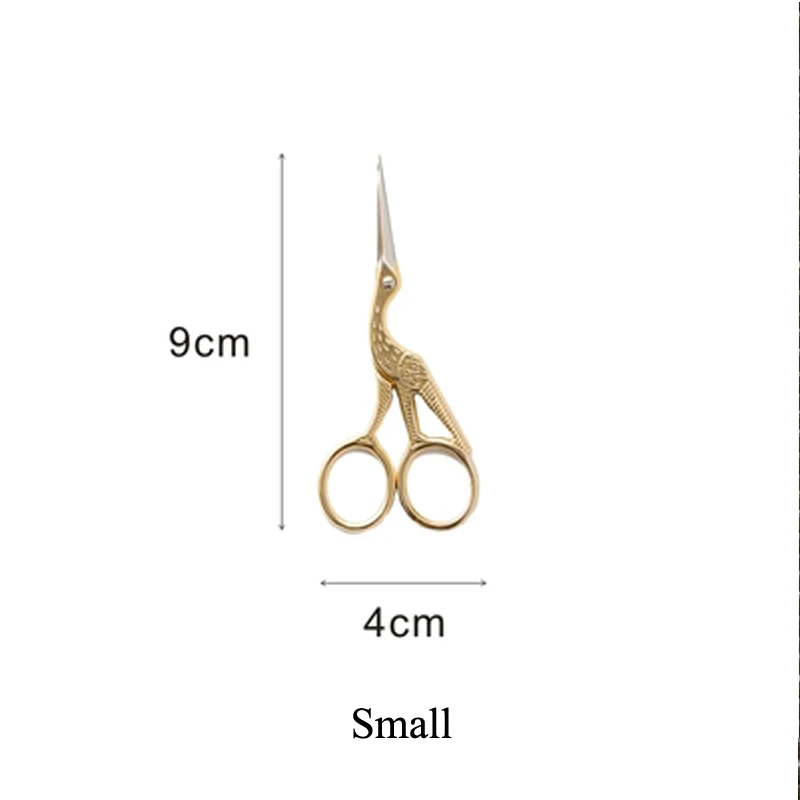 

Durable Stainless Steel Scissors Retro classic Art Stork Bird Scissors DIY Sewing Tailor Cutters Styling Tools Home accessory