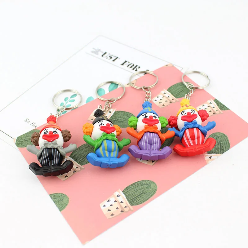 

European and American popular color clown key chain FY18082604